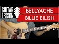 Bellyache Guitar Tutorial - Billie Eilish Guitar Lesson |TABS + Easy Chords + Guitar Cover|