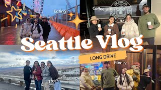 Travel Vlog | We went to Seattle, Oldest Starbucks, Seafood 🦞