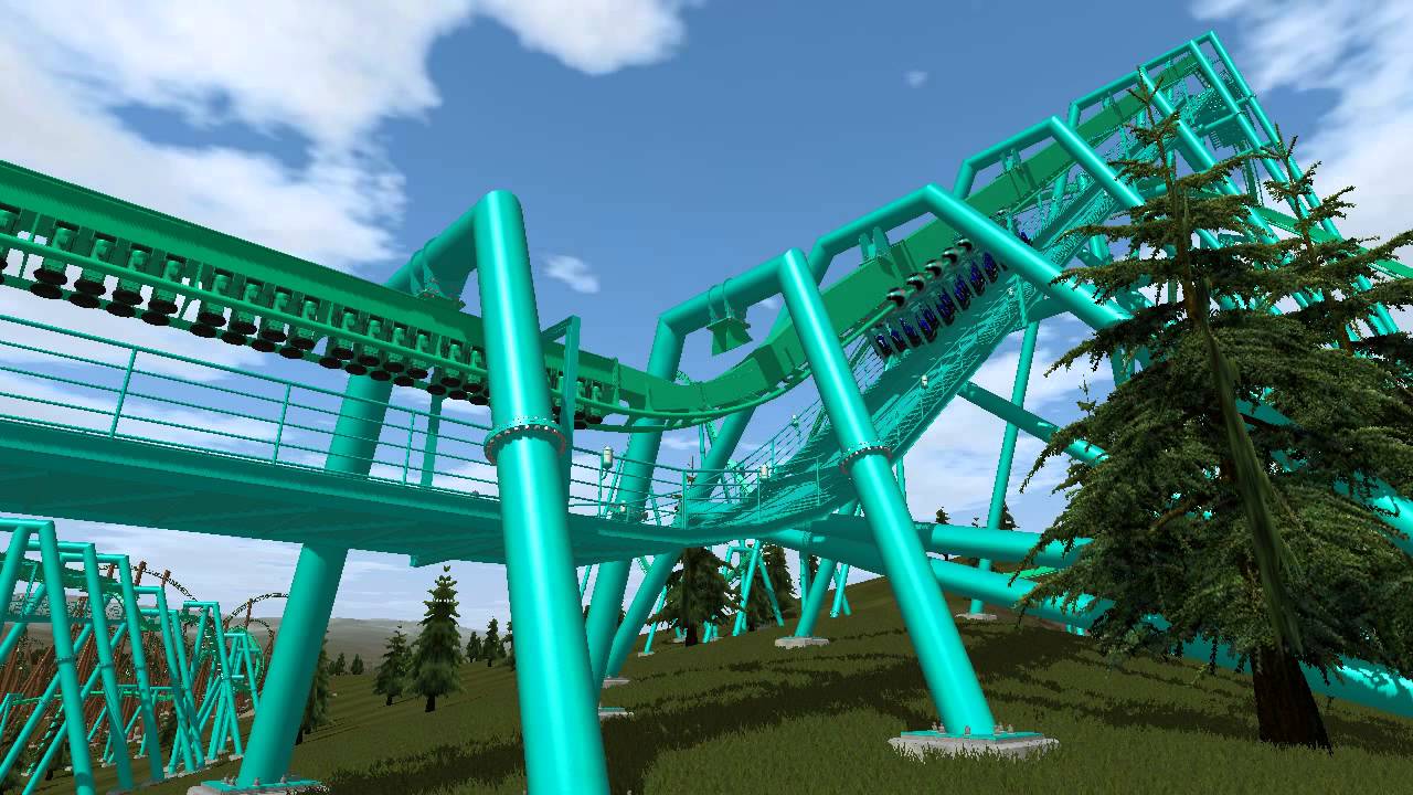 Valkyrie, A 2016 Bolliger & Mabillard Inverted Coaster Camp Cedar ...