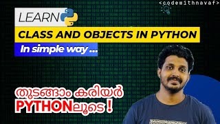 EP 28: Class in Python | Objects in Python | Python Malayalam Tutorial #career #guidance #jobs #job