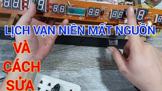 sửa đồng hồ lịch vạn niên mất nguồn hoàn toàn và cách sửa