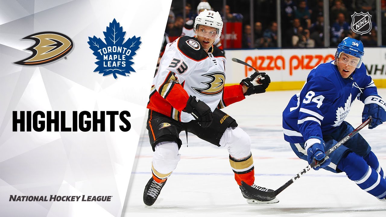 NHL Highlights | Ducks @ Maple Leafs 2/7/20 - YouTube