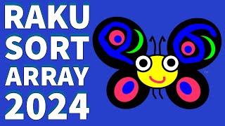 Raku Programming Tutorial: Sort Array Example 2024