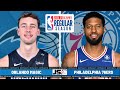 Orlando Magic Vs Philadelphia 76ers | NBA LIVE TODAY 2024 Full Game Scoreboard