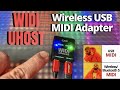 WIDI Uhost - Convert USB MIDI to WIRELESS/BLUETOOTH MIDI - Demo/Review