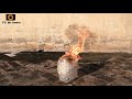 plastic paper vs kerosene experiment. how fast will it burn