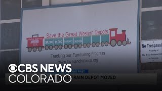 Historic Northern Colorado train depot relocated for public access, preservation