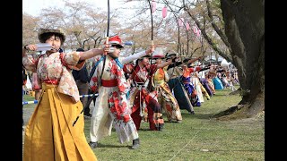 2023年4月22日「桜流鏑馬立射演武」（大阪・関西万博「TEAM EXPO 2025」共創チャレンジ　2年前プロジェクト連携イベント）