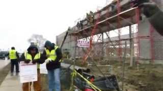 Laborers' Local 68 protest