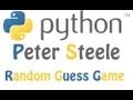 Random Guessing Game in Python