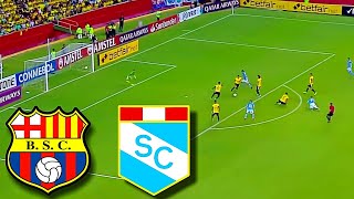 Barcelona SC vs Sporting Cristal En Vivo Amistoso 2024