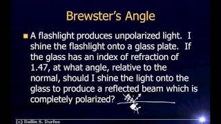 Physics123 Example Problems - Polarization