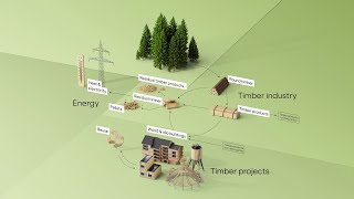 Wood cycle | Timber industry | Timber construction | Silo and plant construction | Blumer Lehmann