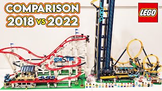LEGO Roller Coaster Comparison! (10261 | 2018 vs 10303 | 2022)