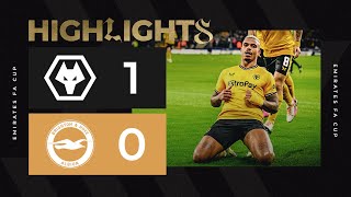 Lemina strikes early! | Wolves 1-0 Brighton | FA Cup highlights