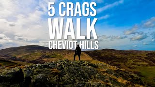 Langlee Crag + 4 Other Crags Walk - Cheviot Hills