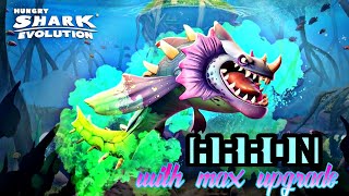 Arron is destroying everything with its max upgrade| Hungry Shark Evolution @ The wolf0 😱😱😱😱