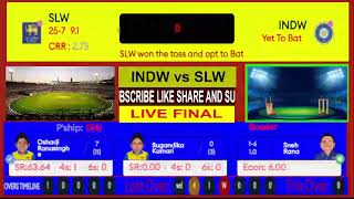 Live India Women vs Sri Lanka Women Match Live | IND W vs SL W Match Live | Wome Asia Cup 2022