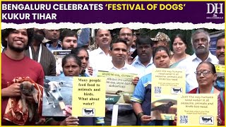 Bengaluru BBMP News : Bengaluru celebrates ‘Festival of Dogs’ Kukur Tihar | Nepalese tradition