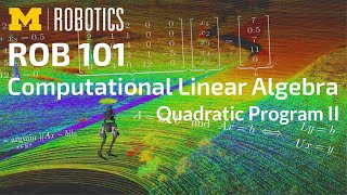 ROB 101: Quadratic Program II