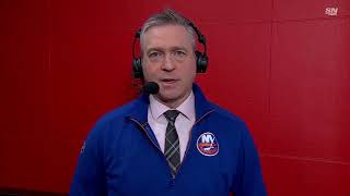 Patrick Roy  -  New York Islanders - Hockey Night in Canada Pregame Interview - December 21 2024