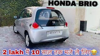 Honda brio review in hindi ✅|| 2 lakh में इतना कुछ 😱🔥 || it’s me bayant