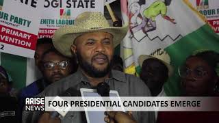 FOUR PRESIDENTIAL CANDIDATES EMERGE - ARISE NEWS REPORT