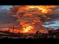 Mesmerizing footage of the powerful eruption of Lewotobi Laki-Laki volcano in Indonesia!