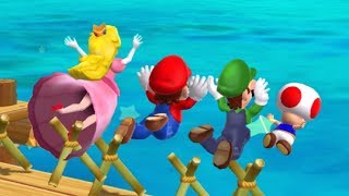 Mario Party 9 - Minigames - Mario VS Luigi VS Peach VS Toad (Master COM)