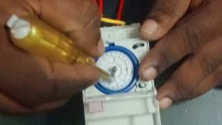 Havells Analog timer setings and connection tamil