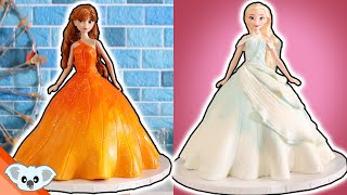 FROZEN 2 Princess Doll Cake - Amazing Elsa and Anna Disney Princess Ideas | How To | Koalipops