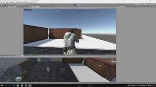 Unity3d Смена вида камеры , тест.