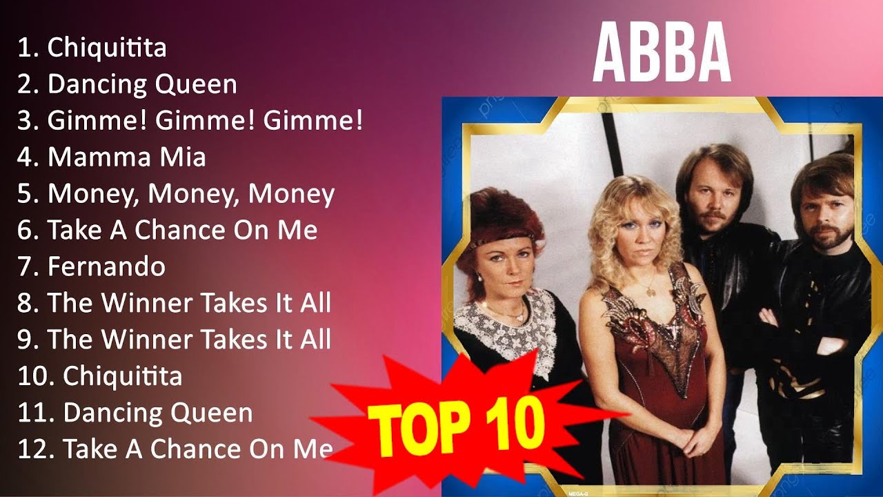 A B B A 2023 MIX - Top 10 Best Songs - Greatest Hits - Full Album - YouTube