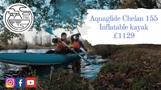 Review of Aquaglide Chelan 155 inflatable kayak. The full review you need before spending your money