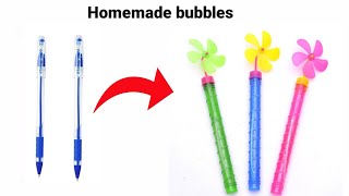 How to make bubble machine at home/how to make a bubble maker at home/how to make bubbles at home