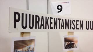 Aaltomainen puuliitos rakentamiseen