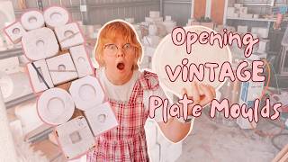 Opening my vintage PLATE mould HAUL┃Which one is your favourite? 🧐