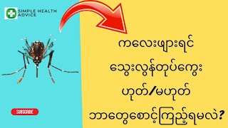 ကလေး ဖျားနေချိန် သွေးလွန်တုပ်ကွေး ဖြစ်နိုင်ချေရှိ/မရှိ သိအောင် ဘာတွေစောင့်ကြည့်ရမလဲ,,,?