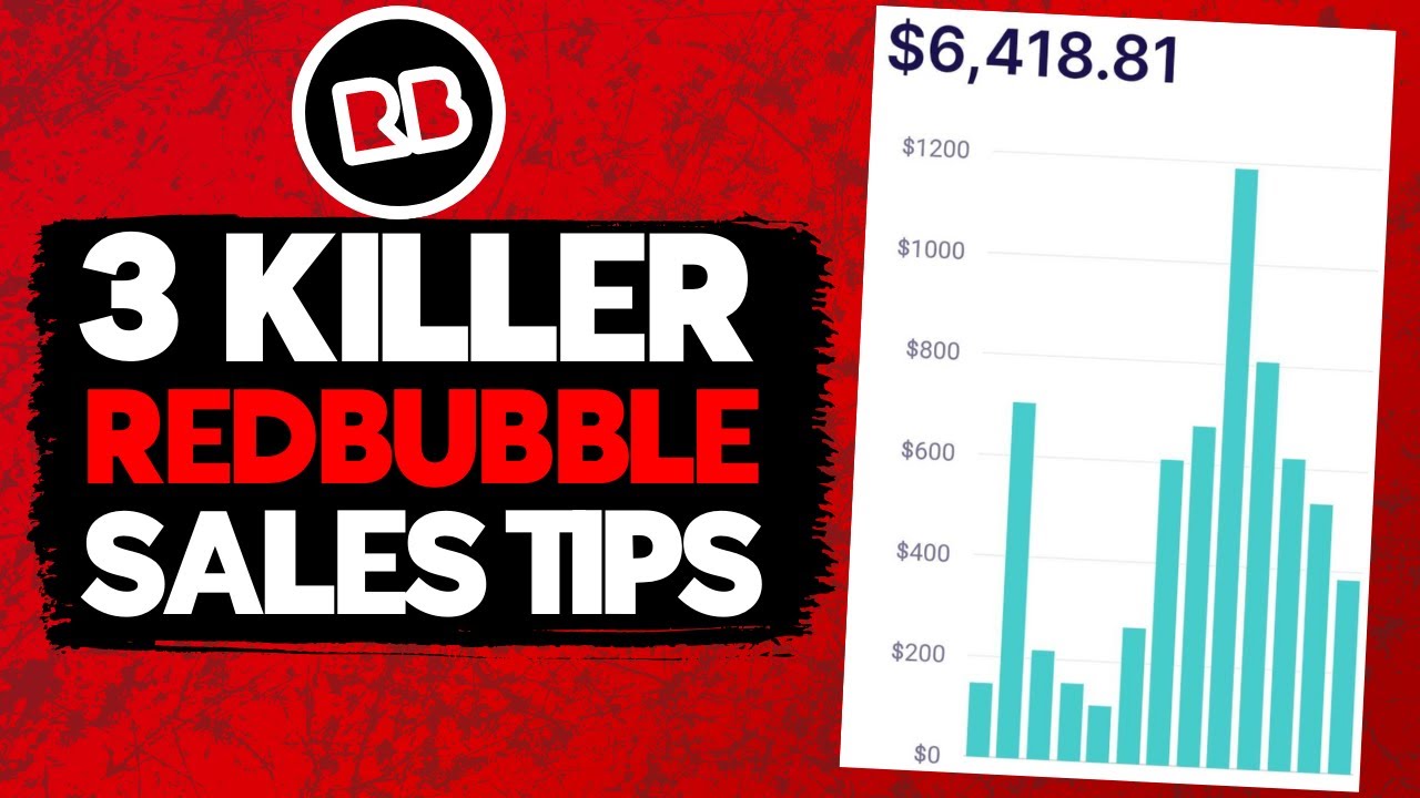 3 Redbubble Sales Tips Youtube
