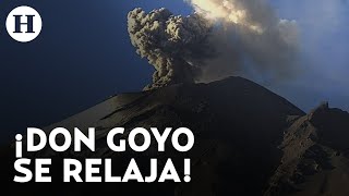 Volcán Popocatépetl regresa a semáforo amarillo fase 2; PC continuará el monitoreo y vigilancia