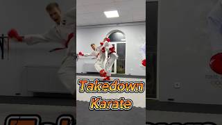 Takedown karate wkf kumite #karatetraining #wkf