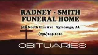 Obituaries for Oct. 22nd brought to you by Radney Smith Funeral Home
