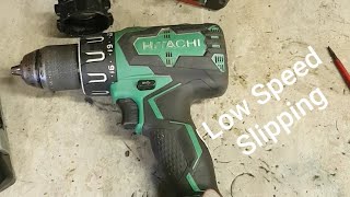 How to repair a Cordless Hikoki tools Drill with a stripped out gear.