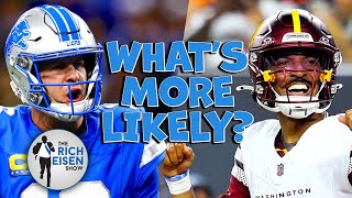 What’s More Likely: Rich Eisen Talks Lions-Commanders, Bills-Ravens, Cowboys, Steelers \u0026 More