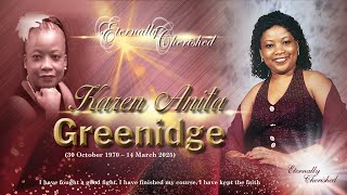 Lovingly Remembering - KAREN ANITA GREENIDGE