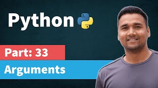 Parameter and Argument in Python | [Part 33] Python Tutorial for Beginners in Hindi
