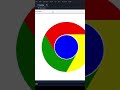 Draw a Chrome Logo 🔥🔥| chrome logo drawing using python Turtle #python #coding #shorts
