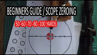 Paano magzero ng scope sa 30 to 100 yards/ epi2