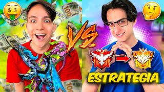 DINERO vs ESTRATEGIA - Free Fire | Suco😨!!
