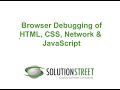 Browser Debugging of HTML, CSS, Network & JavaScript